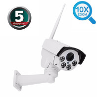 5MP 4G IP PTZ x10 optinio artinimo kamera (su SIM kortelės jungtimi)