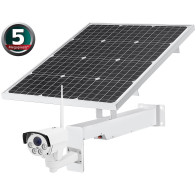 Belaidė 5MP 4G PTZ x5 optinio artinimo kamera su 60W 40Ah saulės baterija (su SIM kortelės jungtimi)