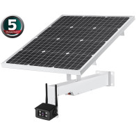 Belaidė 5MP 4G IP MINI Kamera su 60W 40Ah saulės baterija (su SIM kortelės jungtimi)