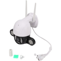 WiFi PTZ lauko kamera su galingu LED apšvietimu (2K vaizdas + 360° valdymas)
