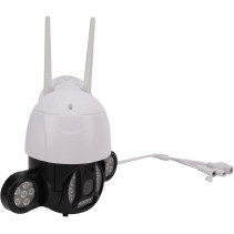 WiFi PTZ lauko kamera su galingu LED apšvietimu (2K vaizdas + 360° valdymas)