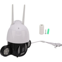 WiFi PTZ lauko kamera su galingu LED apšvietimu (2K vaizdas + 360° valdymas)