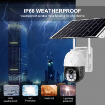 Saulės energija maitinama WiFi PTZ apsaugos kamera 3MP