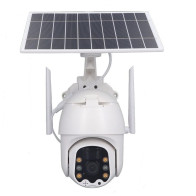 Autonomiška 4G PTZ kamera su spalvotu naktiniu LED apšvietimu ir integruota baterija