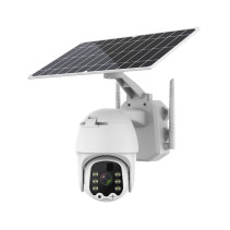 Autonomiška 4G PTZ kamera su spalvotu naktiniu LED apšvietimu ir integruota baterija